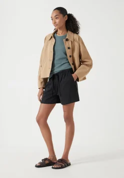 hush Shorts|Paloma Pull On Shorts Black