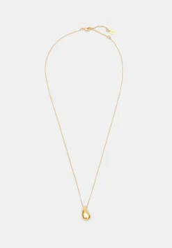 hush Jewellery|Parker Chunky Teardrop Pendant Necklace Gold