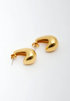 hush Jewellery|Parker Teardrop Hoop Earrings Gold