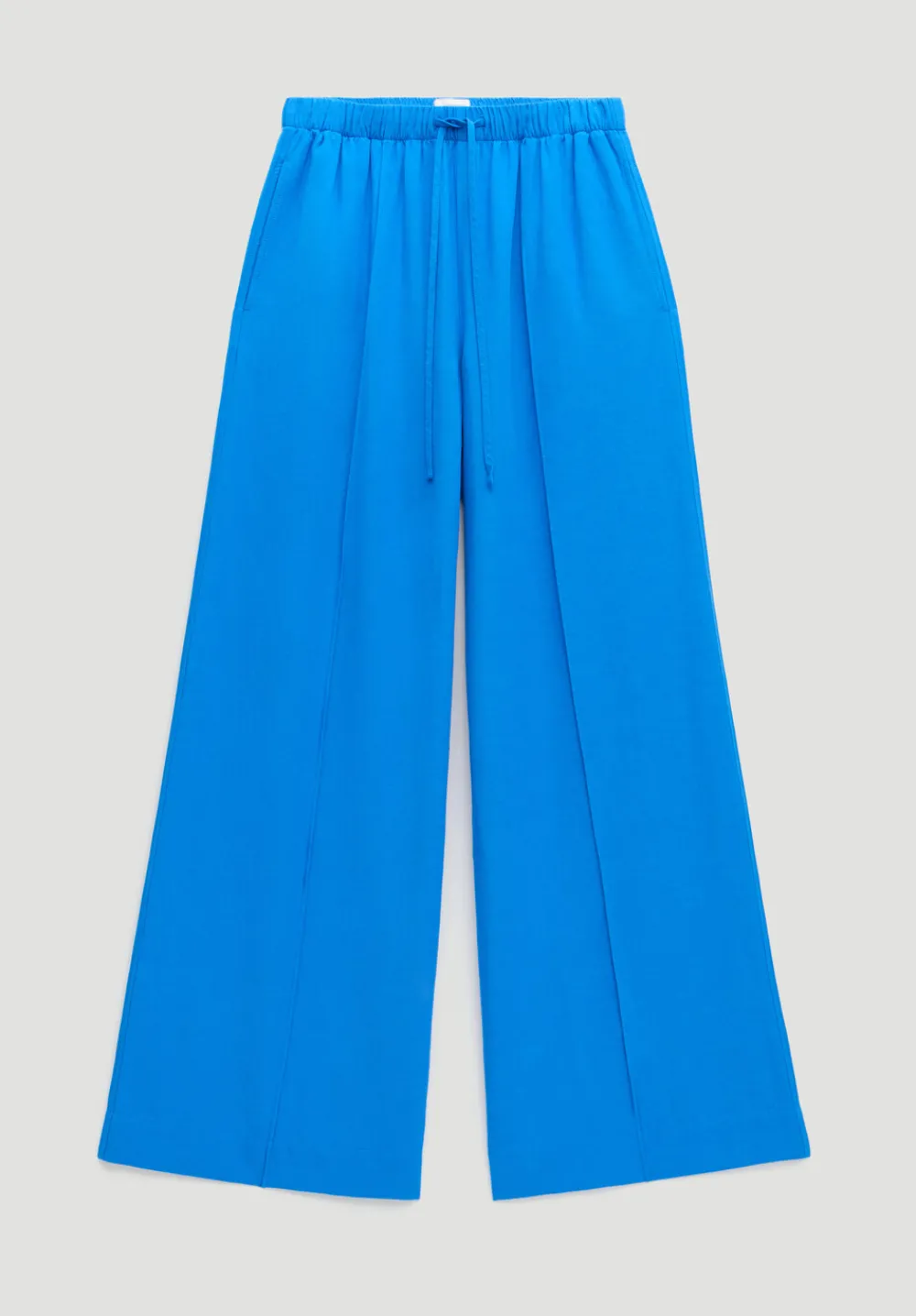hush Trousers|Petunia Linen Blend Trouser Sapphire Blue