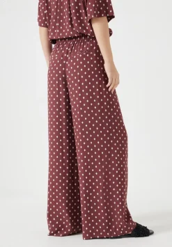 hush Jeans|Trousers|Petunia Printed Trousers Diamond Red