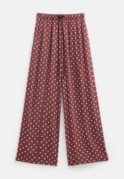 hush Jeans|Trousers|Petunia Printed Trousers Diamond Red