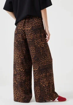 hush Jeans|Trousers|Petunia Printed Trousers Brown Leopard Print