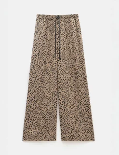 hush Jeans|Trousers|Petunia Printed Trousers Brown Animal Mark