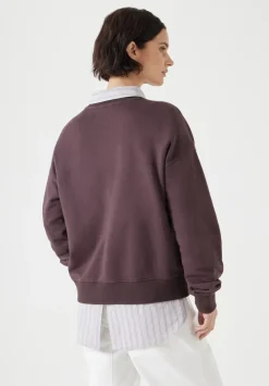 hush Sweatshirts & Hoodies|Pickled Graphic Sweatshirt Fudge Brown