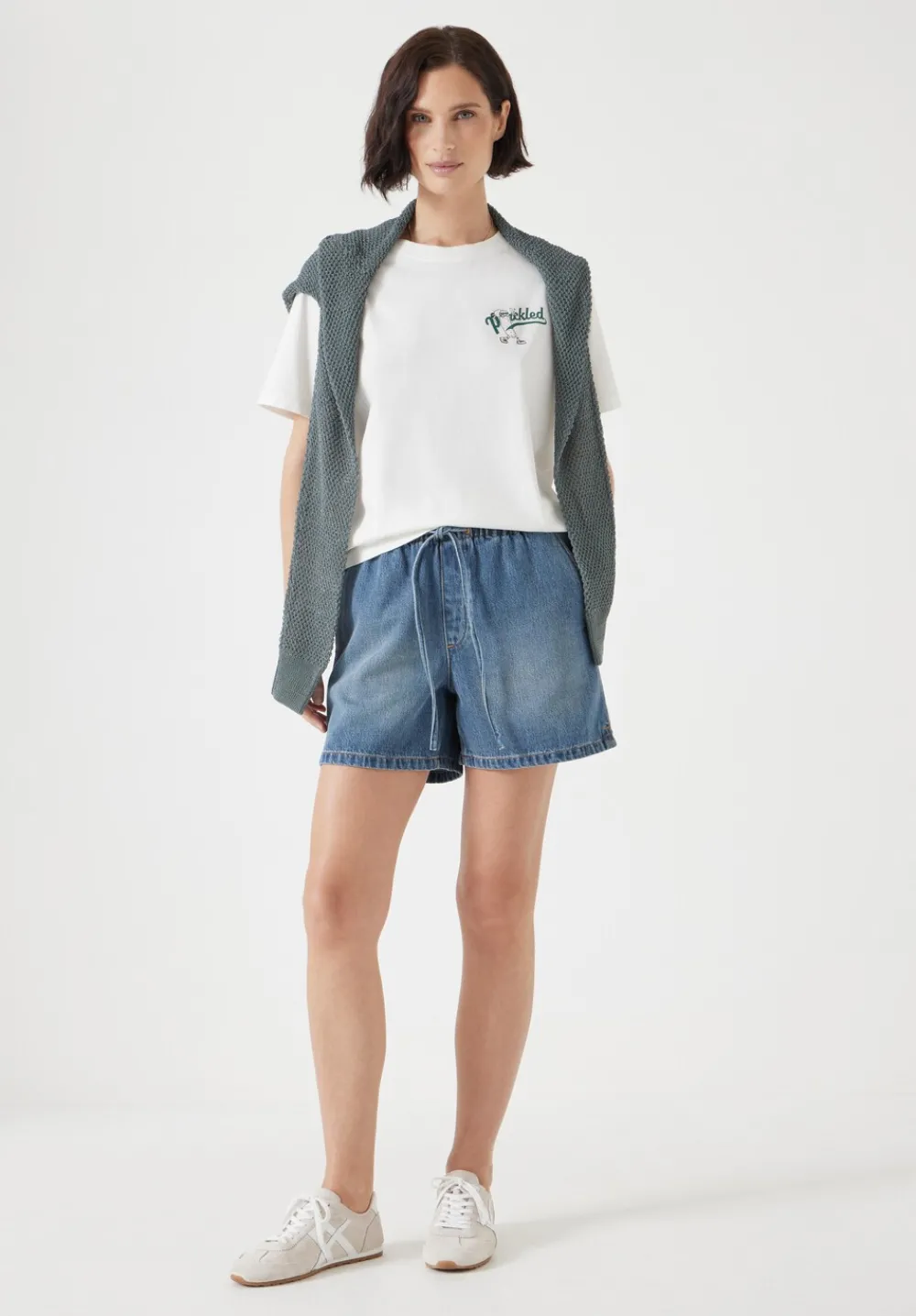 hush Tops & T-Shirts|Pickled Graphic T-Shirt Off White