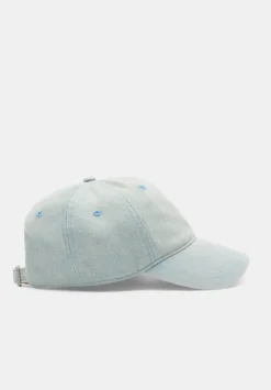 hush Hats|Polly Denim Baseball Cap Faded Denim