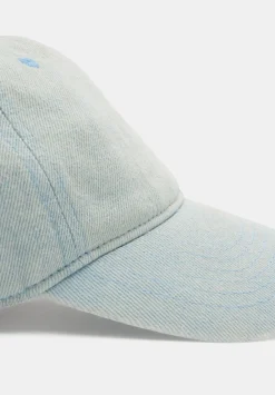 hush Hats|Polly Denim Baseball Cap Faded Denim