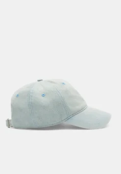 hush Hats|Polly Denim Baseball Cap Faded Denim