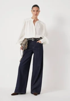 hush Shirts & Blouses|Puff Sleeve Blouse Ecru White