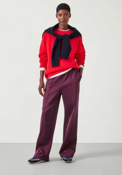 hush Sweatshirts & Hoodies|Quinn Oversized Sweatshirt Bright Red