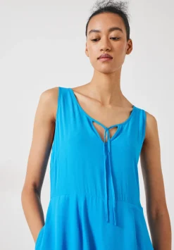 hush Dresses|Rebekah relaxed Mini Dress Bright Blue