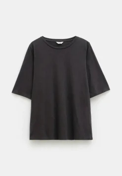 hush Tops & T-Shirts|Reece Drapey T-Shirt Black