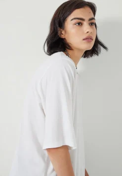 hush Tops & T-Shirts|Reece Drapey T-Shirt White