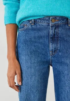 hush Jeans|Remy Straight Slouch Jeans Mid Authentic Blue