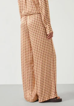 hush Trousers|Rita Printed Wide Leg Trousers Geo Sun