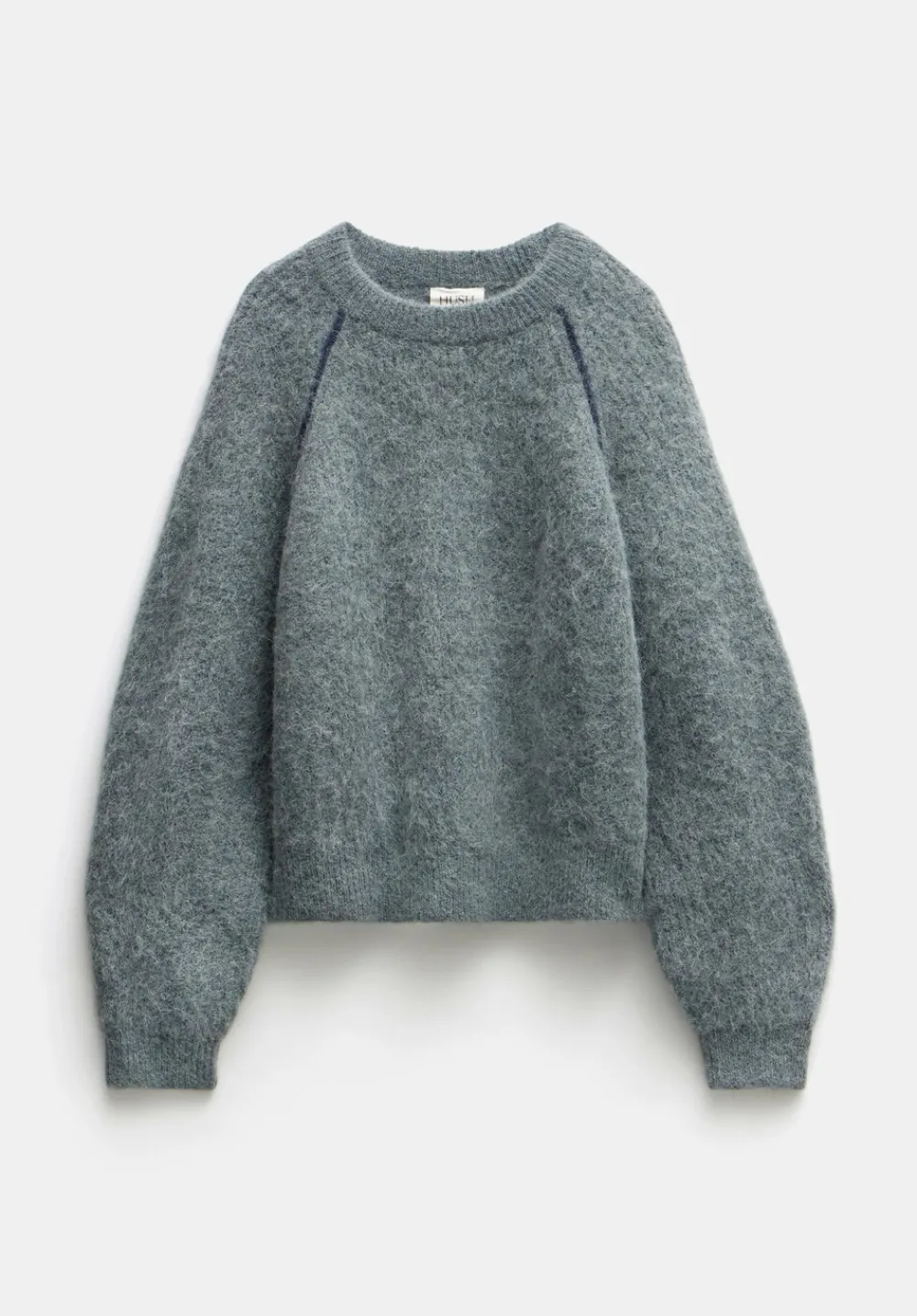 hush Jumpers & Cardigans|River Brushed Boxy Jumper Sage Green