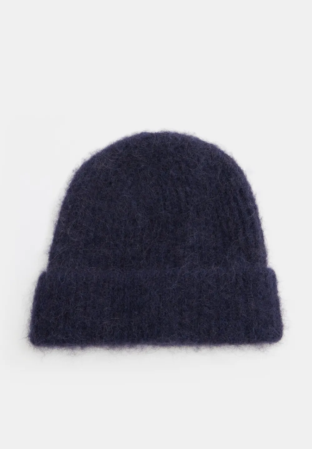 hush Hats|River Rib Alpaca Blend Beanie Midnight Navy
