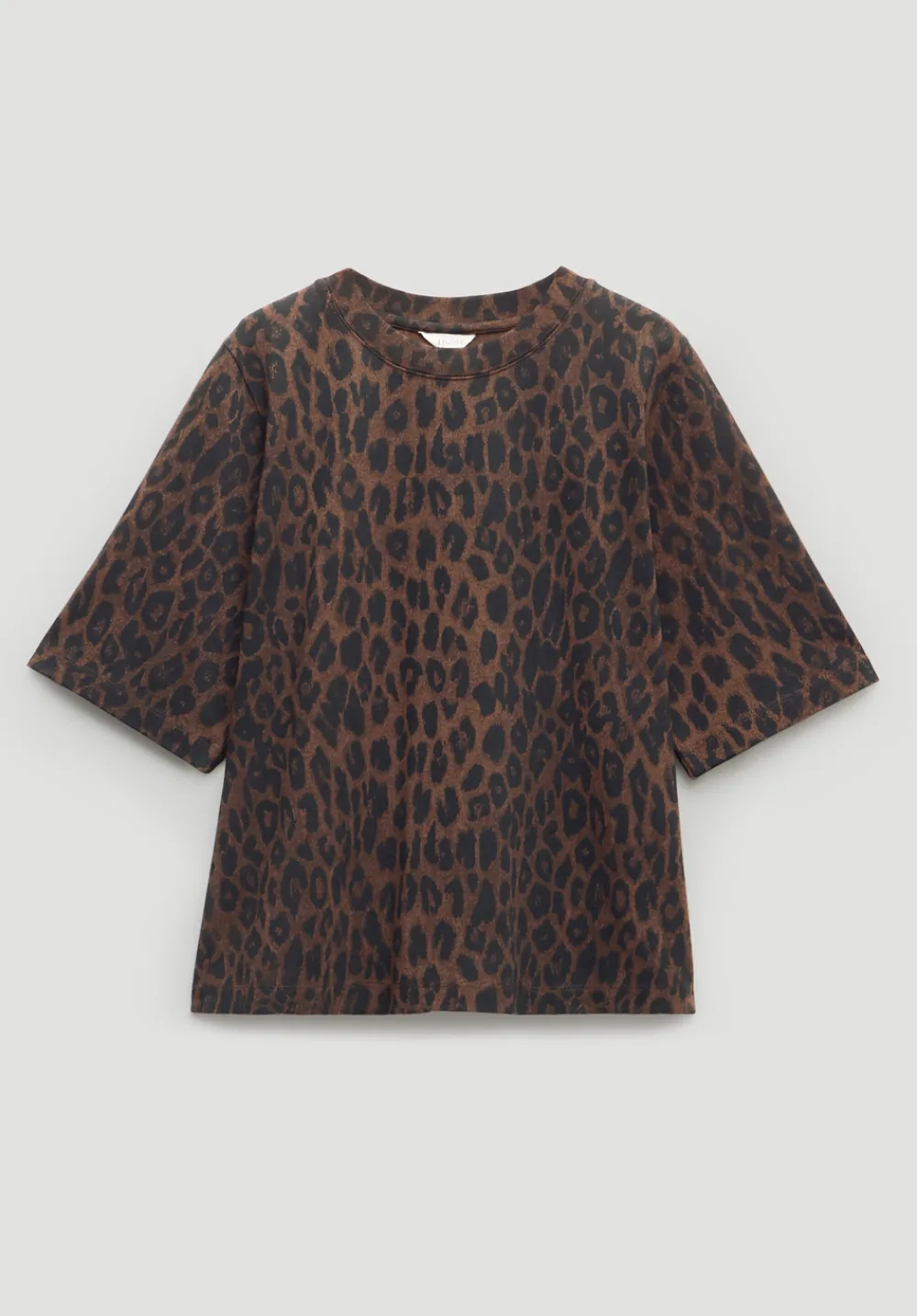 hush Tops & T-Shirts|Romina Leopard Print T-Shirt Soft Leopard