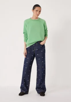 hush Jeans|Romy Embroidered Floral Jeans Rinse washRinse wash