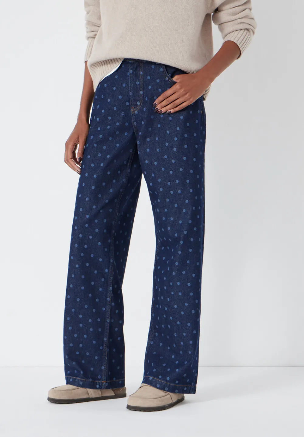 hush Jeans|Romy Laser Spot Print Jeans Rinse washRinse wash