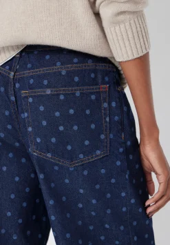 hush Jeans|Romy Laser Spot Print Jeans Rinse washRinse wash