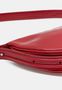 hush Bags|Rory Crescent Leather Crossbody Bag Red