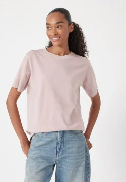 hush Tops & T-Shirts|Rosie Regular Fit Cotton T-Shirt Rosewood Pink
