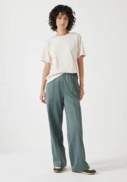 hush Tops & T-Shirts|Rosie Regular Fit Cotton T-Shirt Light Beige