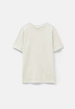 hush Tops & T-Shirts|Rosie Regular Fit Cotton T-Shirt Light Beige