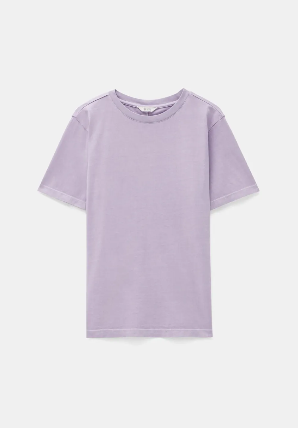 hush Tops & T-Shirts|Rosie Regular Fit Cotton T-Shirt Lilac Purple