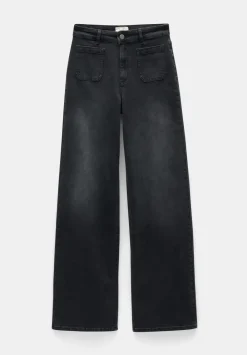 hush Jeans|Rowan Flared Jeans Washed Black