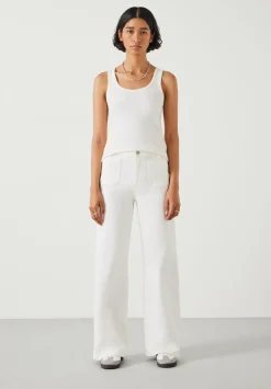 hush Jeans|Rowan Flared Jeans White