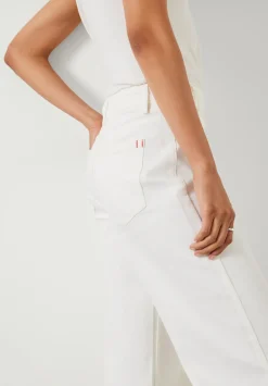 hush Jeans|Rowan Flared Jeans White