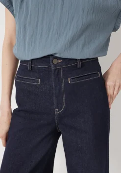 hush Jeans|Rowan Welt Pocket Flared Jeans Rinse wash