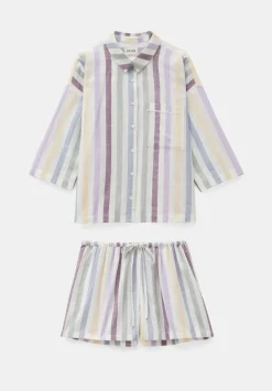 hush Pyjamas & Nightwear|Rudie Stripe Short Pyjama Set Multicolour Stripe