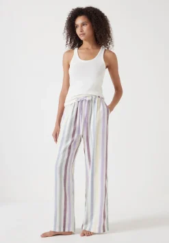 hush Pyjamas & Nightwear|Rudie Stripe Trouser Pyjama Set Multicolour Stripe