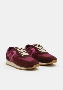 hush Trainers|Rylee Retro Trainer Berry Pink
