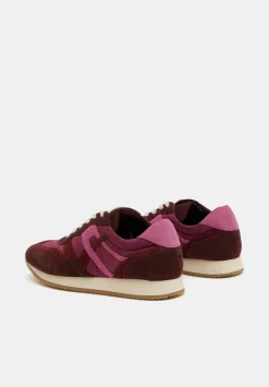 hush Trainers|Rylee Retro Trainer Berry Pink