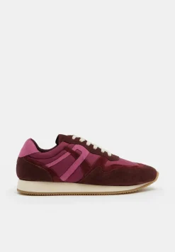 hush Trainers|Rylee Retro Trainer Berry Pink