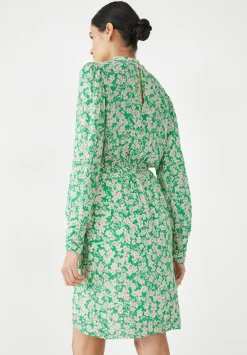 hush Dresses|Sammy Mini Dress Meadow Ditsy Green