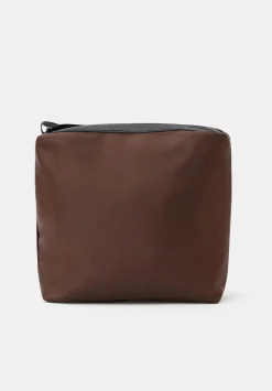 hush Bags|Satin Weave Tote Bag Chocolate Brown