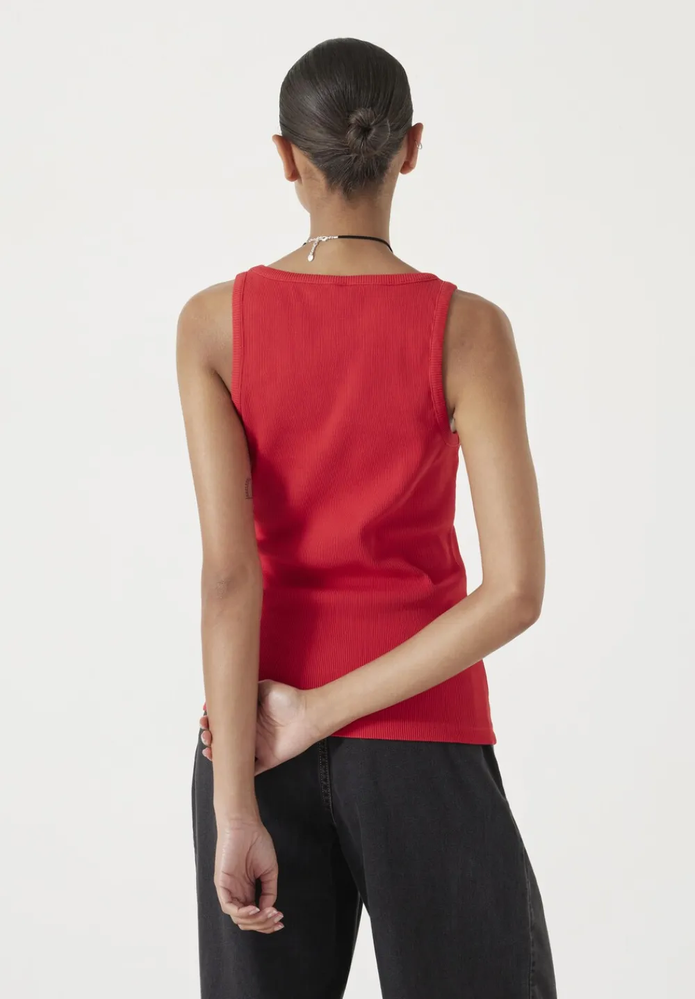 hush Tops & T-Shirts|Scoop Neck Vest Tomato Red