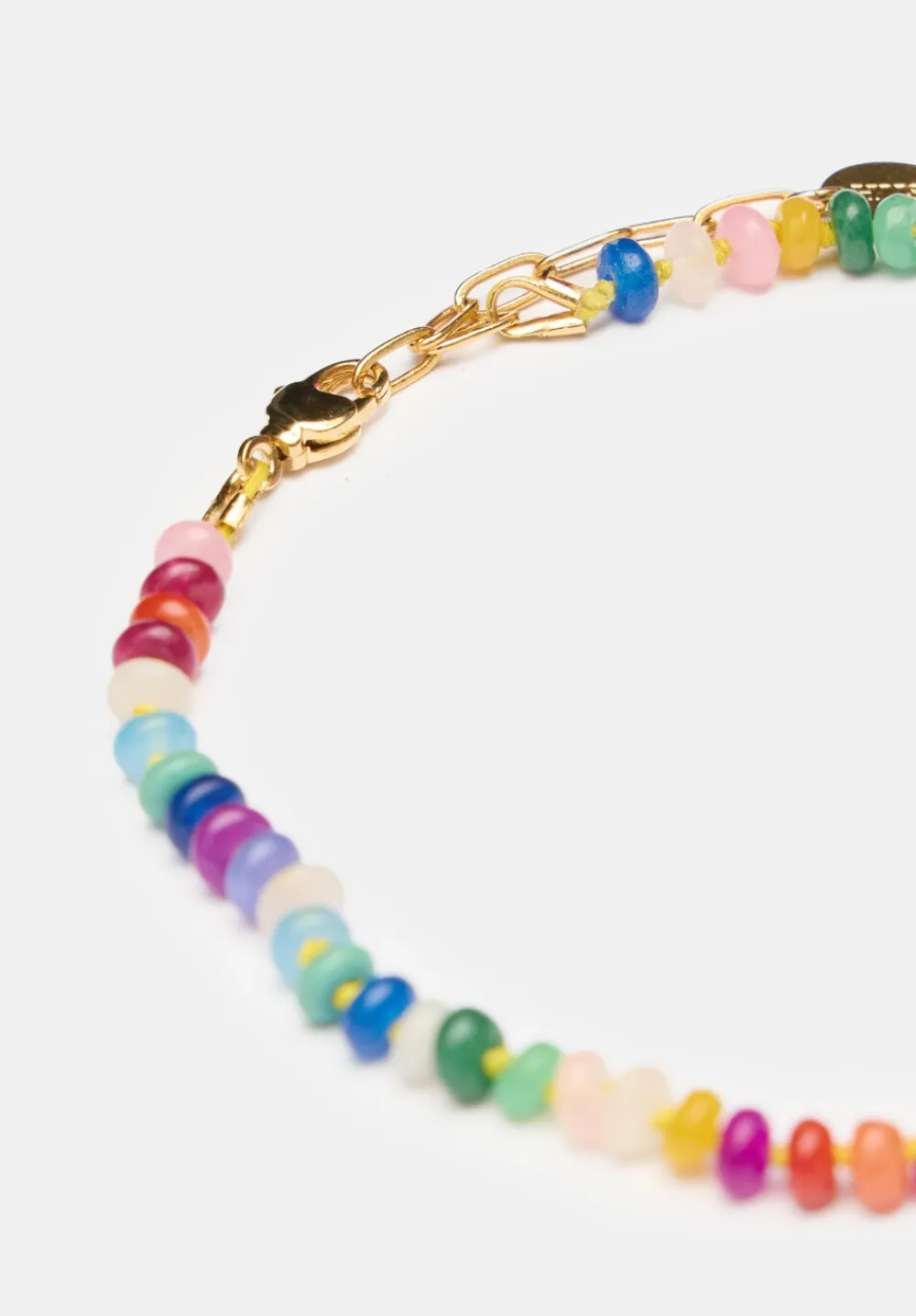 hush Jewellery|Semi Precious Beaded Anklet Multi colour