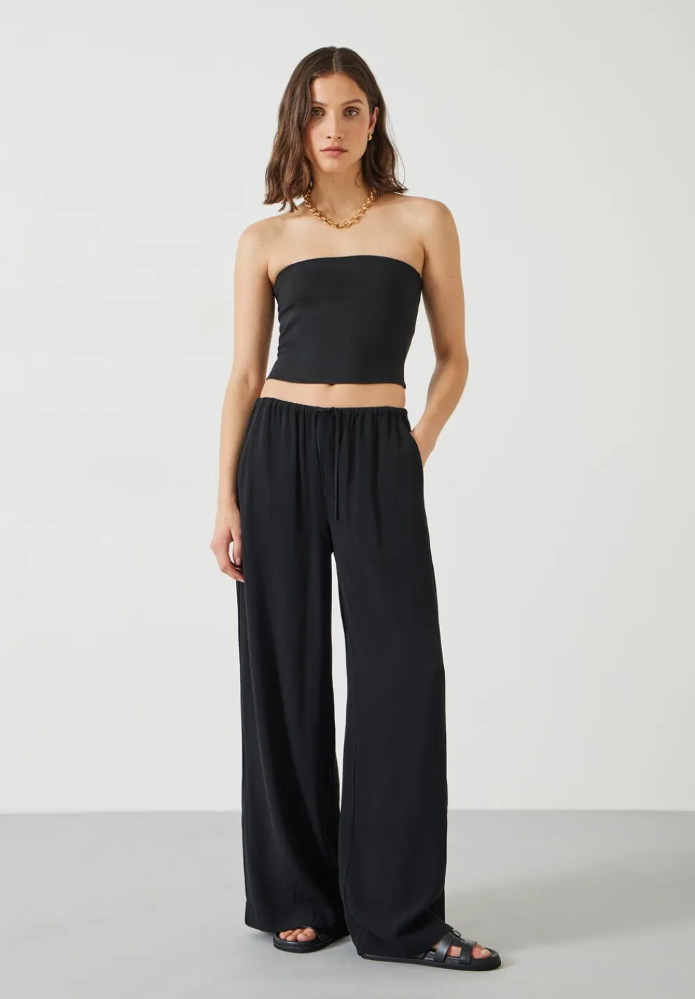 hush Tops & T-Shirts|Skylah Bandeau Top Black