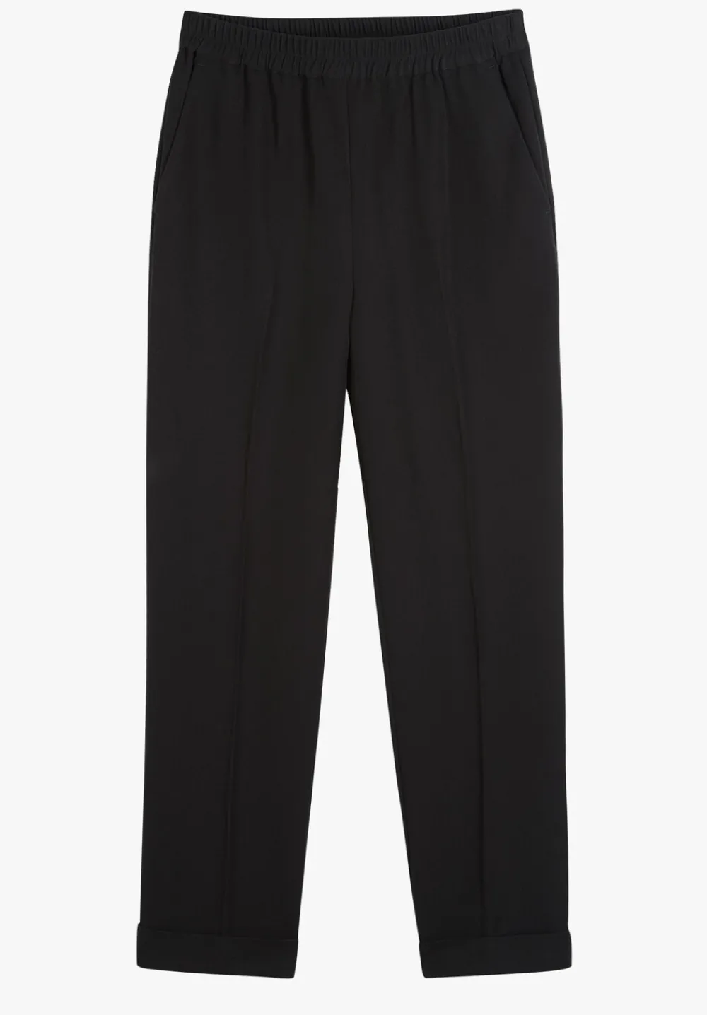 hush Trousers|Slim Fit Trousers Black