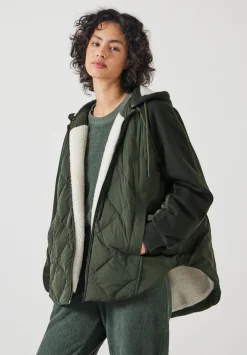 hush Jackets & Coats|Sloane Quilted Jacket Green