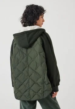 hush Jackets & Coats|Sloane Quilted Jacket Green