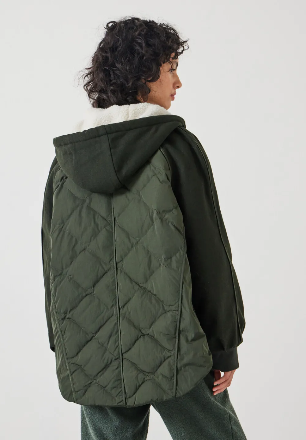 hush Jackets & Coats|Sloane Quilted Jacket Green