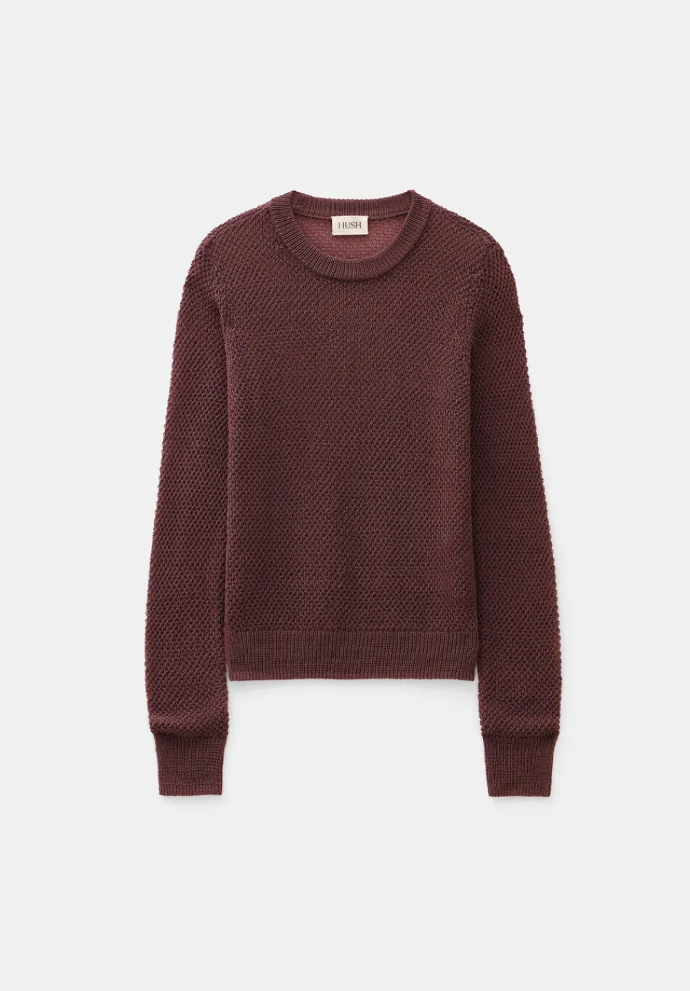 hush Jumpers & Cardigans|Soft Mesh Knitted Jumper Fudge Brown
